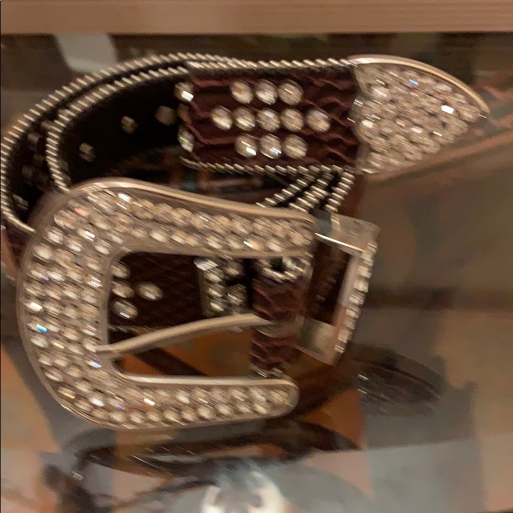 Studded belt real leather very nice quality - Picture 5 of 6